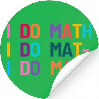Discover I Do Math Stickers
