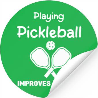 Discover Playing Pickleball Improves Memory Stickers