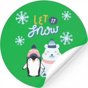 Discover Let It Snow Stickers