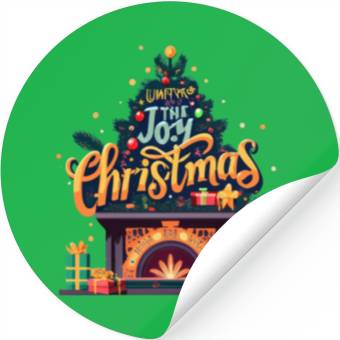 Discover The Joy Christmas Stickers