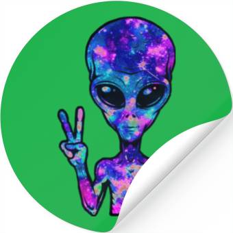Discover Alien victory Stickers