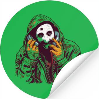 Discover Ghostface Phone Call Stickers