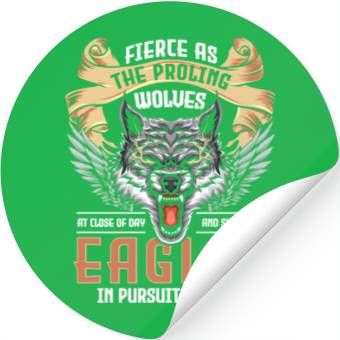 Discover Wolf Dog Predator Stickers