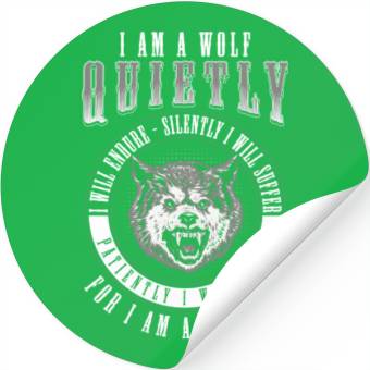Discover Wolves Forest Wilderness Predator Stickers