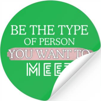 Discover be yourself Stickers