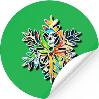 Discover Skeleton flakes Stickers