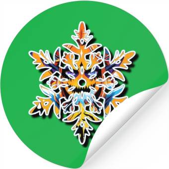 Discover Snow flake kid Stickers