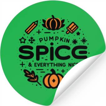 Discover Pumpkin Spice and Everything Nice Stickers