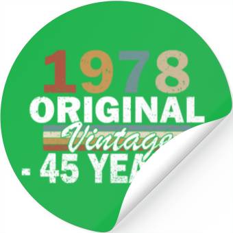 Discover Year 1978 Stickers