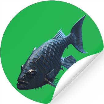 Discover Diamond Fish Stickers