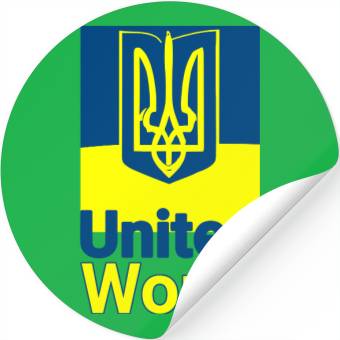 Discover United World Ukraine Stickers
