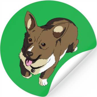 Discover Corgi Dog Stickers