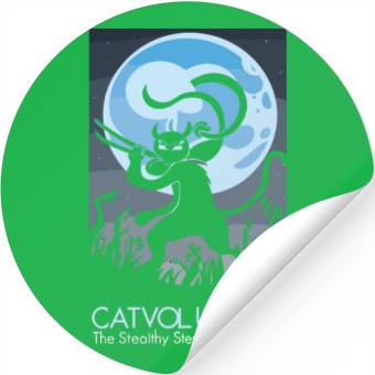 Discover Catvolution The Stealthy Steps of Evolution Stickers