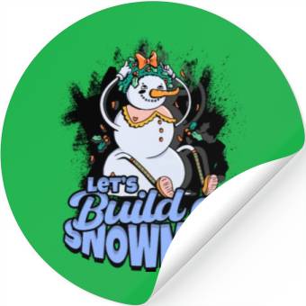 Discover Let's Build a Snowman - Snow Stickers