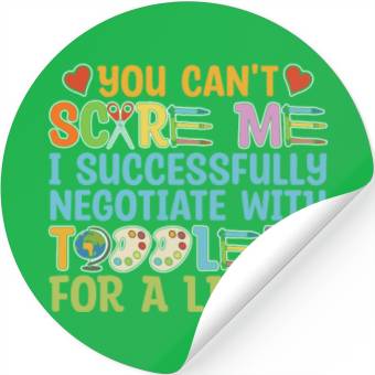 Discover Daycare Teacher Funny Stickers