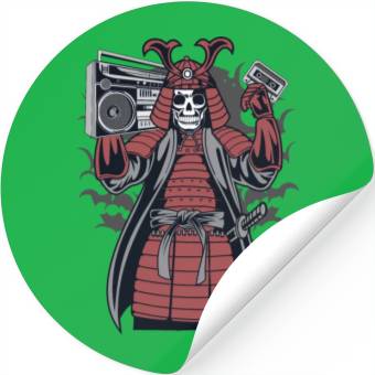 Discover Samurai Music Stickers