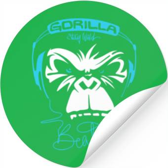 Discover Gorilla Gamer Stickers