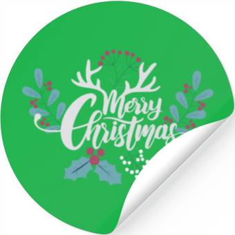 Discover Merry Christmas Stickers