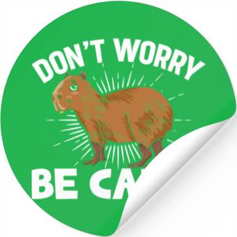 Discover Funny Capybara Stickers