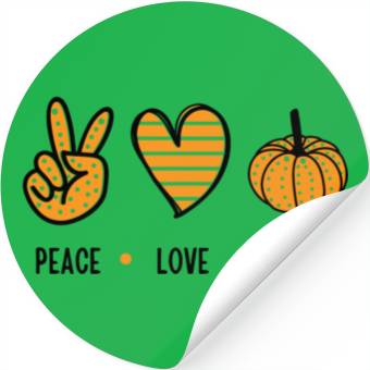 Discover peace love fall Stickers