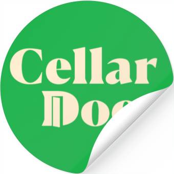 Discover Cellar Door Cream Stickers