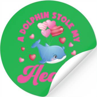 Discover Dolphin Valentines Day A Dolphin Stickers