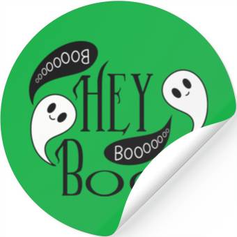 Discover Hey Boo Ghost Stickers