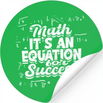 Discover Math: It's an equation for success - Math Stickers