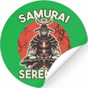 Discover Samurai Serenity Stickers