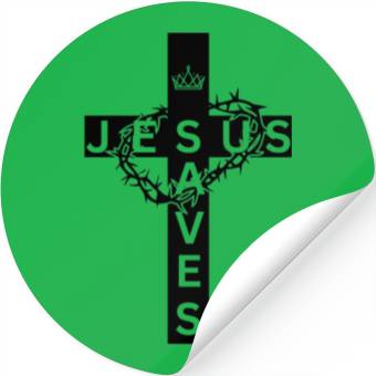 Discover Jesus Saves Stickers