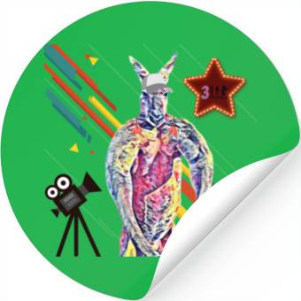 Discover Kangaroo Super Star Stickers