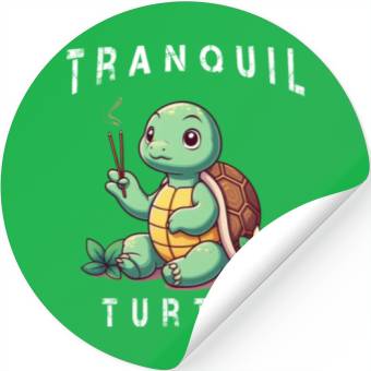 Discover Chilled Turtle Relaxed Turtles Stickers