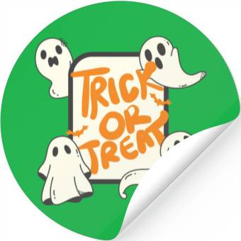 Discover Trick or Treat Stickers