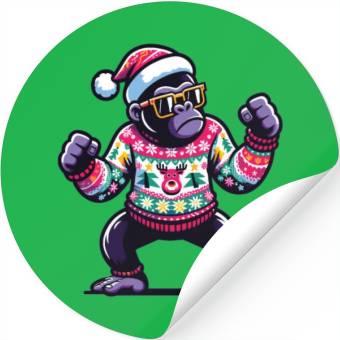 Discover Gorilla With Sunglasses Stickers