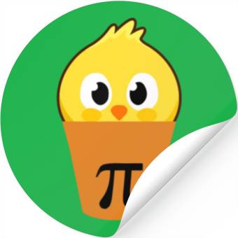 Discover Chicken Pot Pi Funny Math Pi Day Stickers