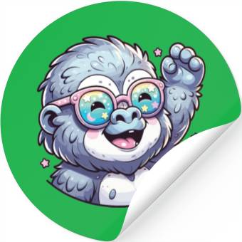 Discover Gorilla With Sunglasses Stickers