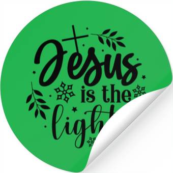 Discover Jesus is the light Stickers