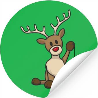 Discover reindeer Stickers