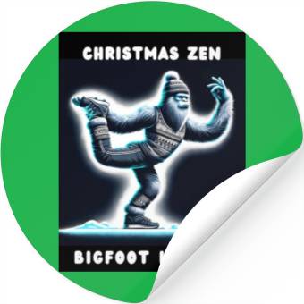 Discover Serene Sasquatch Stickers