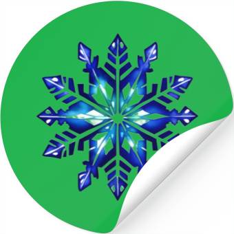 Discover Watercolor snowflake Stickers