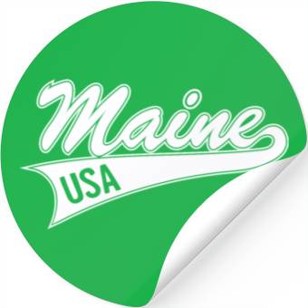 Discover Maine USA Stickers