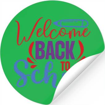 Discover Welcome Back To School Stickers