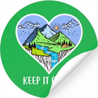 Discover Environment keep it green Stickers