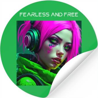 Discover Fearless And Free Stickers