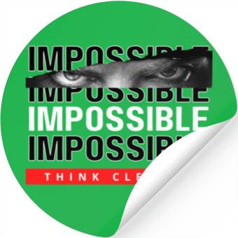 Discover Black and White Impossible Stickers