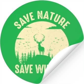 Discover Environment save nature wildlife Stickers