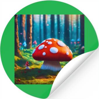 Discover Cute Mushroom Stickers