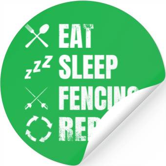 Discover Fencing Daily Routine Stickers