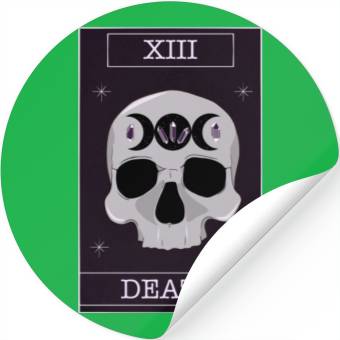 Discover Tarot Death Card Stickers