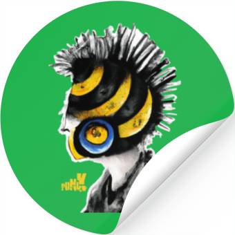 Discover Tiger punk Stickers